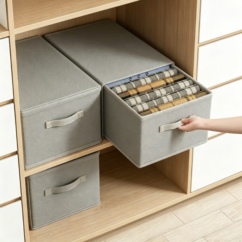 Baby Clothes Organiser - 1 Stück Stoff-Kleiderschrank-Organizer mit Schubladen, Faltbare