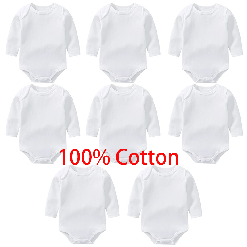 Baby Clothing Brand - 3/8 TEILE/LOS Langarm Baby Bodys 100%