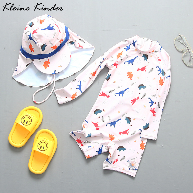Baby Swimwear Uv - Badeanzug für Kinder, einteilig, Dinosaurier-Druck, Badebekleidung