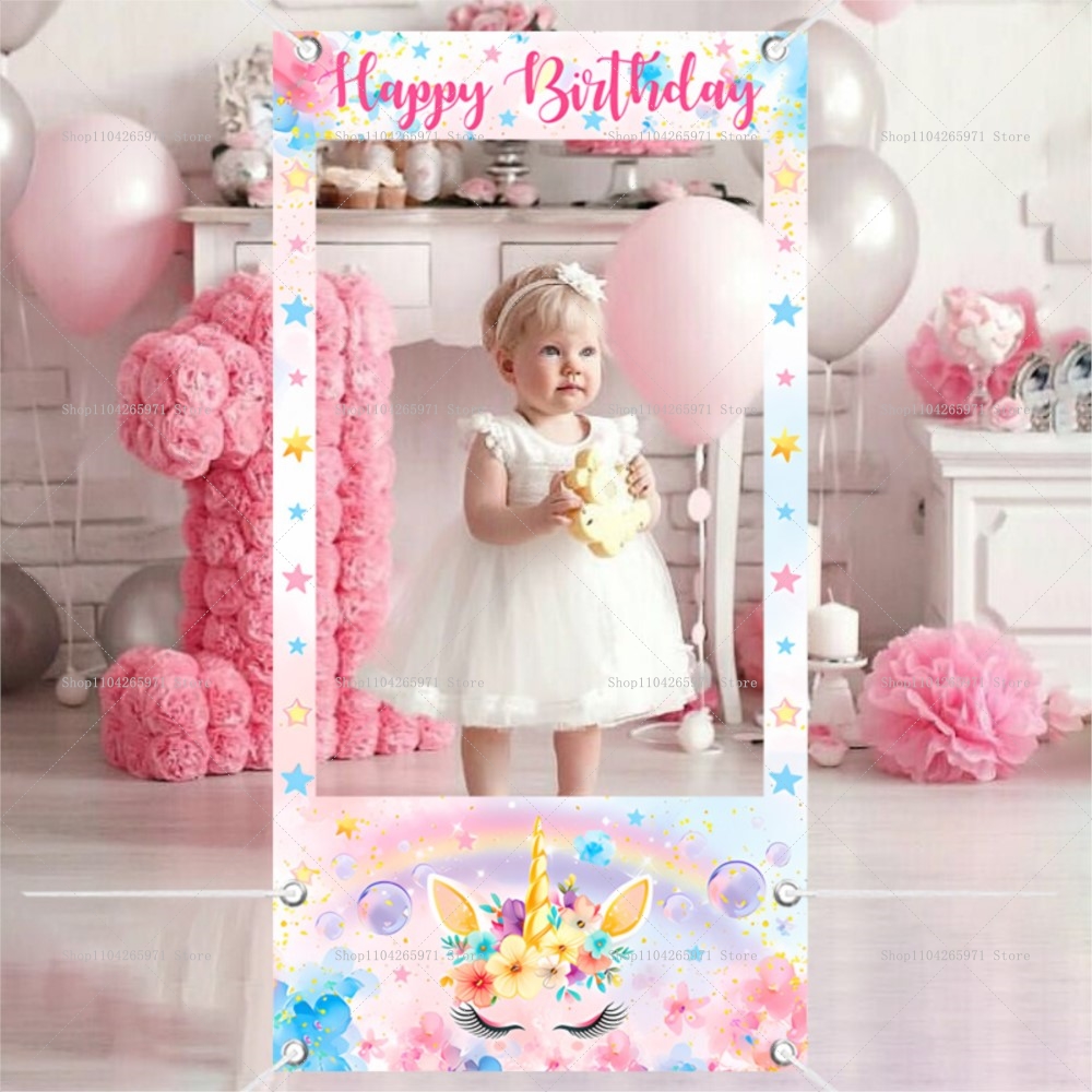 Baby Zebra Clothing - Einhorn-Thema Fotobox-Rahmen Requisiten Mädchen Neugeborenen 1.