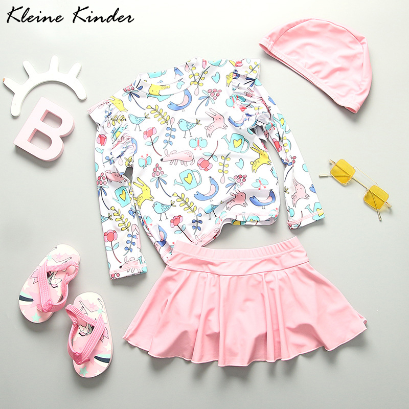 Baby Swimwear Uv - Cartoon Bade bekleidung für Mädchen 2024