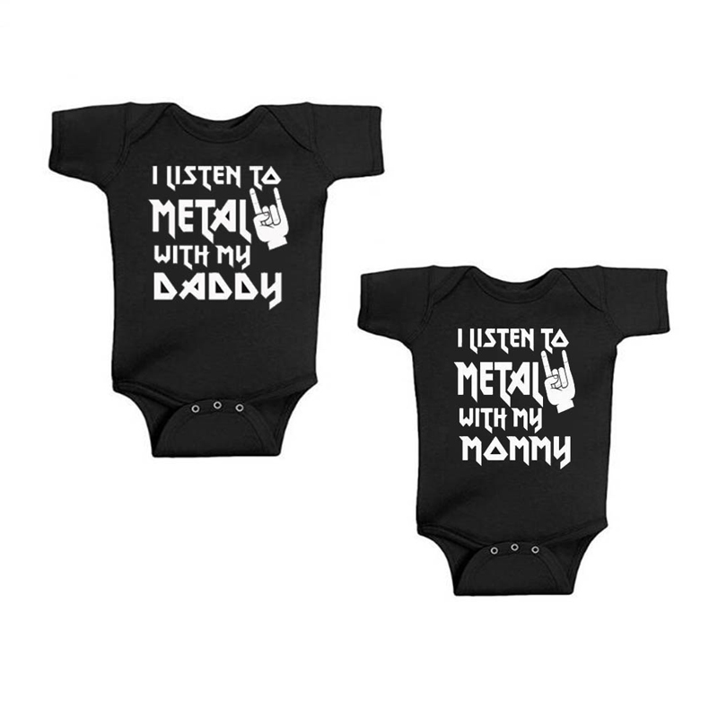 Baby Clothing Brand - Ich höre Metall mit meinem Papa