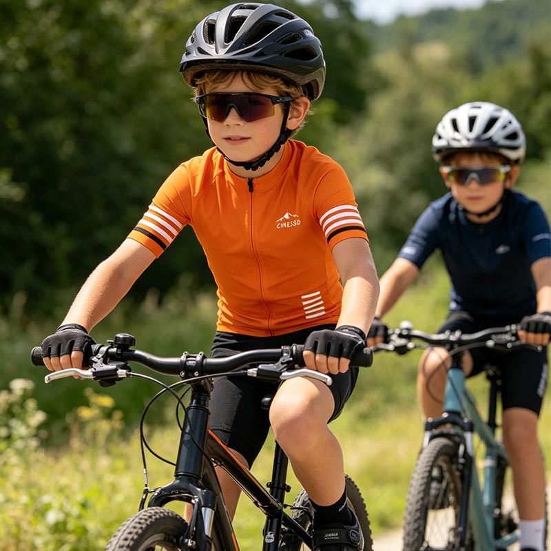 Baby Clothing Factory - 2026 Sommer Fahrradtrikot-Sets für Jungen, atmungsaktive