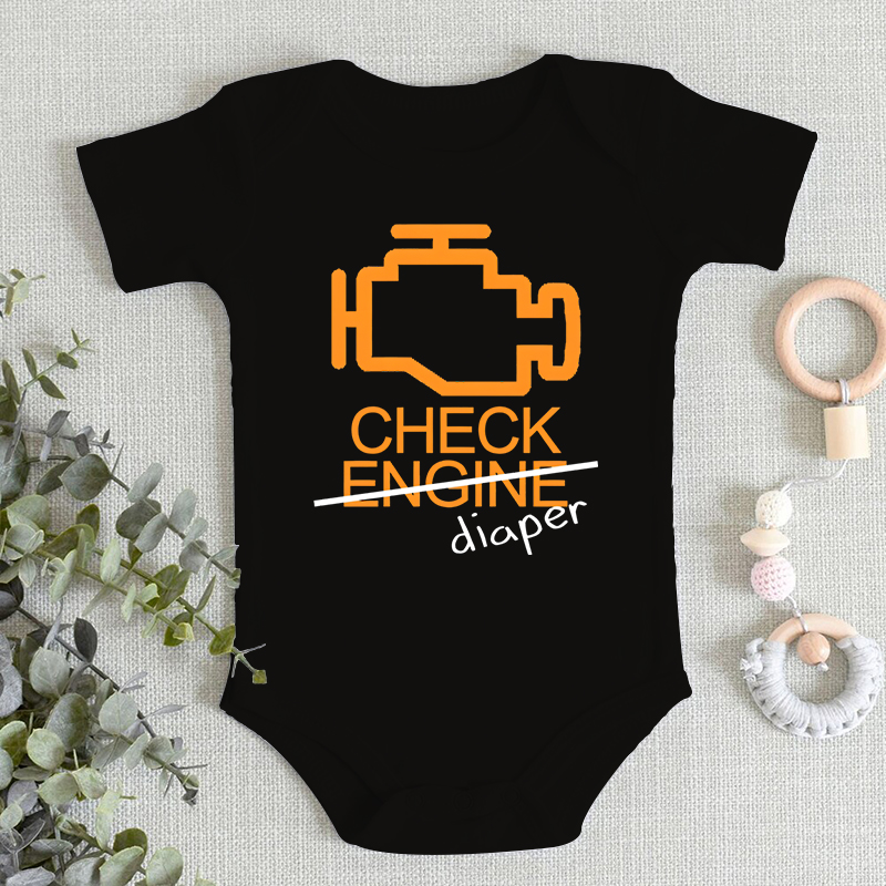Baby Clothing Brand - Lustiges Karo-Windel-Design Hautfreundlicher Baby Jungen Mädchen