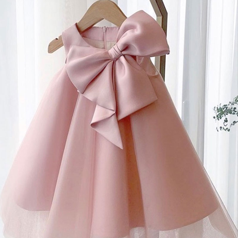 Baby Clothing Set - Sommer großen Bogen Baby Mädchen Kleid