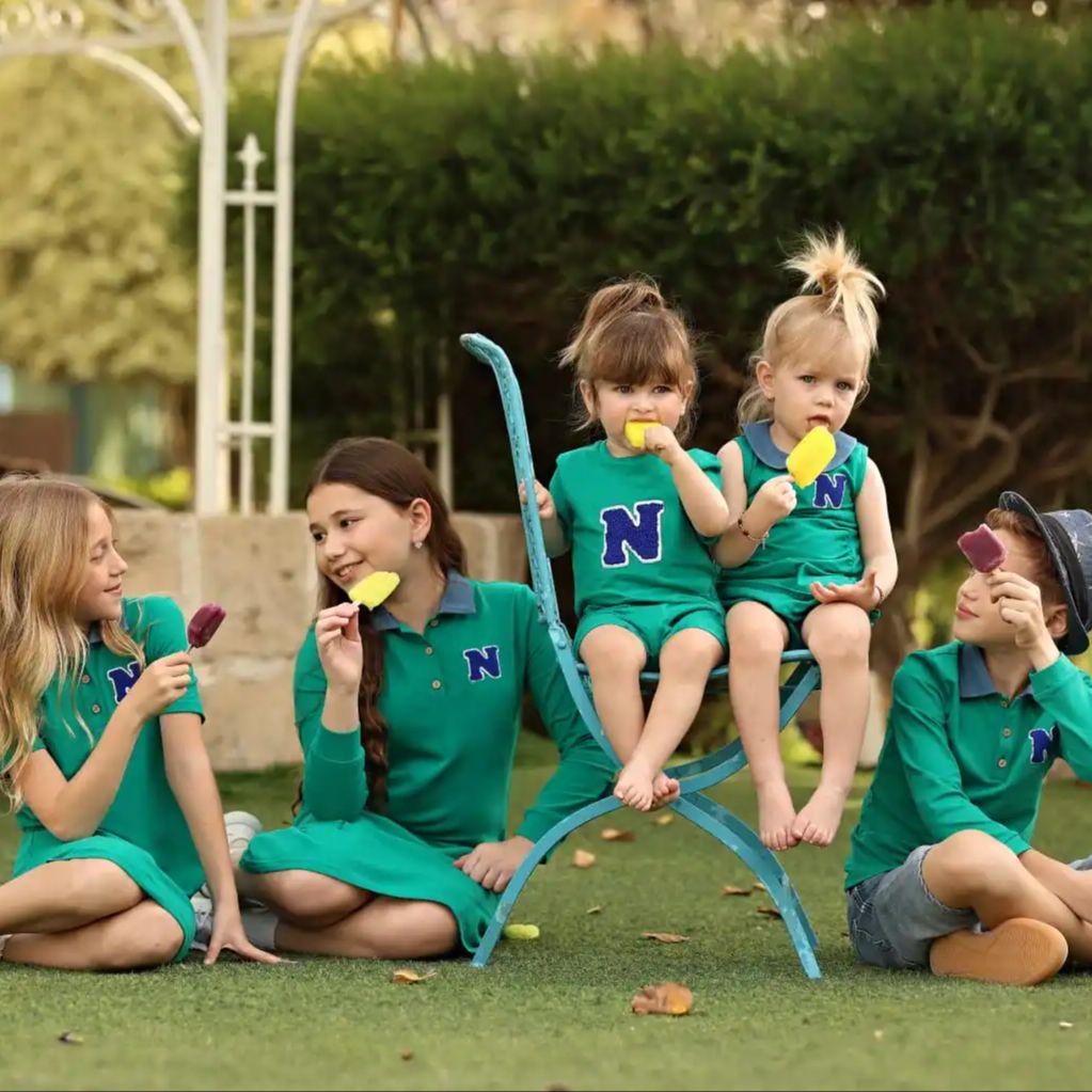 Baby Clothing Sets Boy - 2026 Mali's SS Grüne Polo-Kollektion Kinder