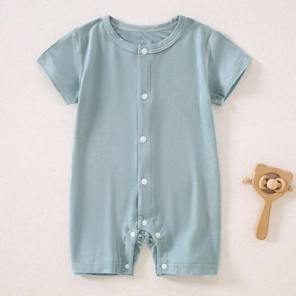 Baby Clothing Factory - Baby-Body, kurzärmelig, Sommer, dünn, einfarbig, Säuglingskleidung,