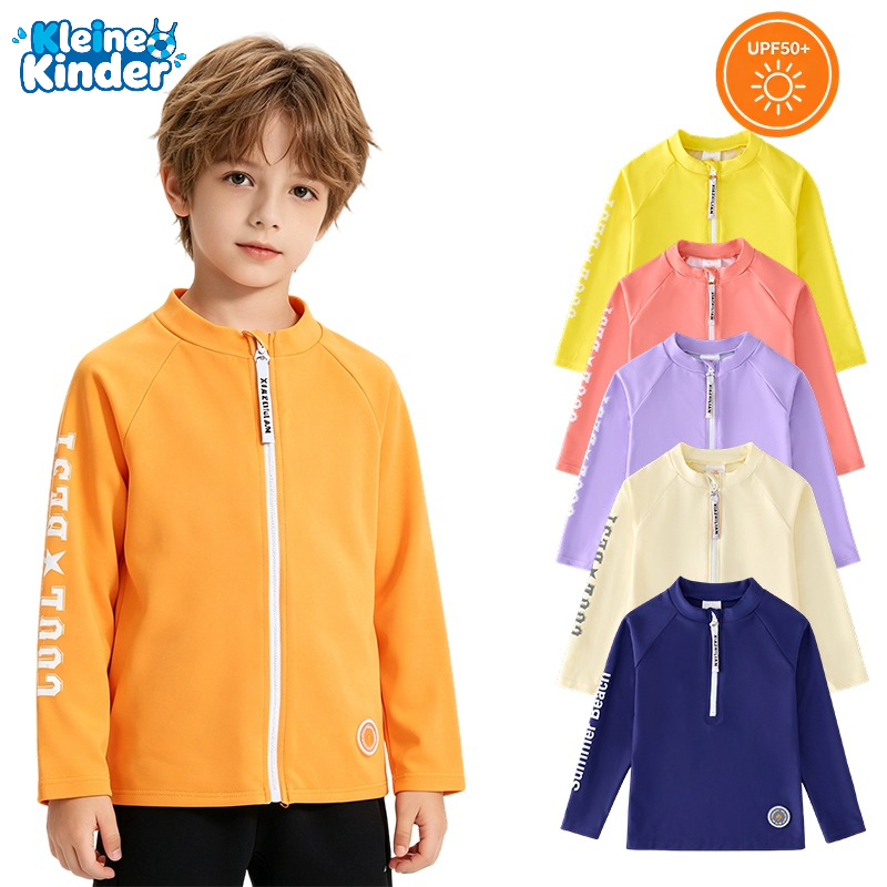 Kinder-Schwimm-Rashguard mit R – Baby Swimwear Uv Bewertung und Preis