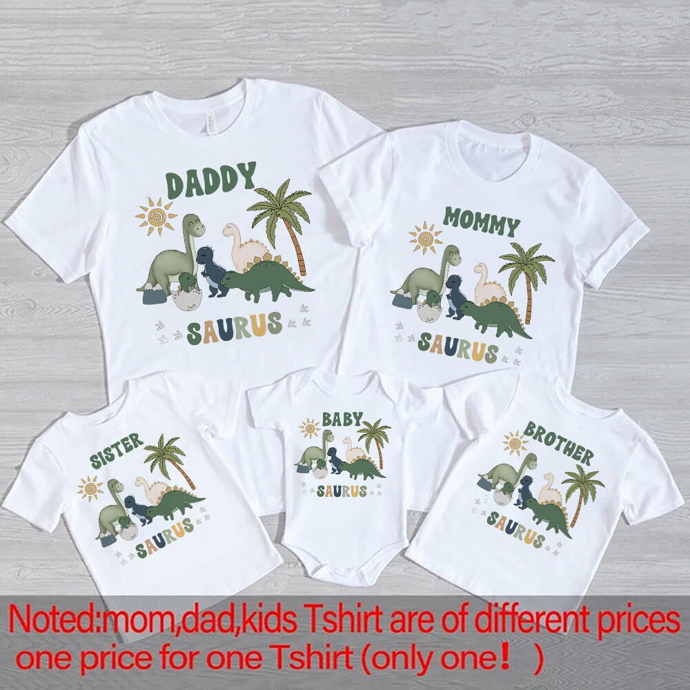 Cartoon Dinosaurier Druck Fami – Baby Clothing Sets Boy Bewertung und Preis