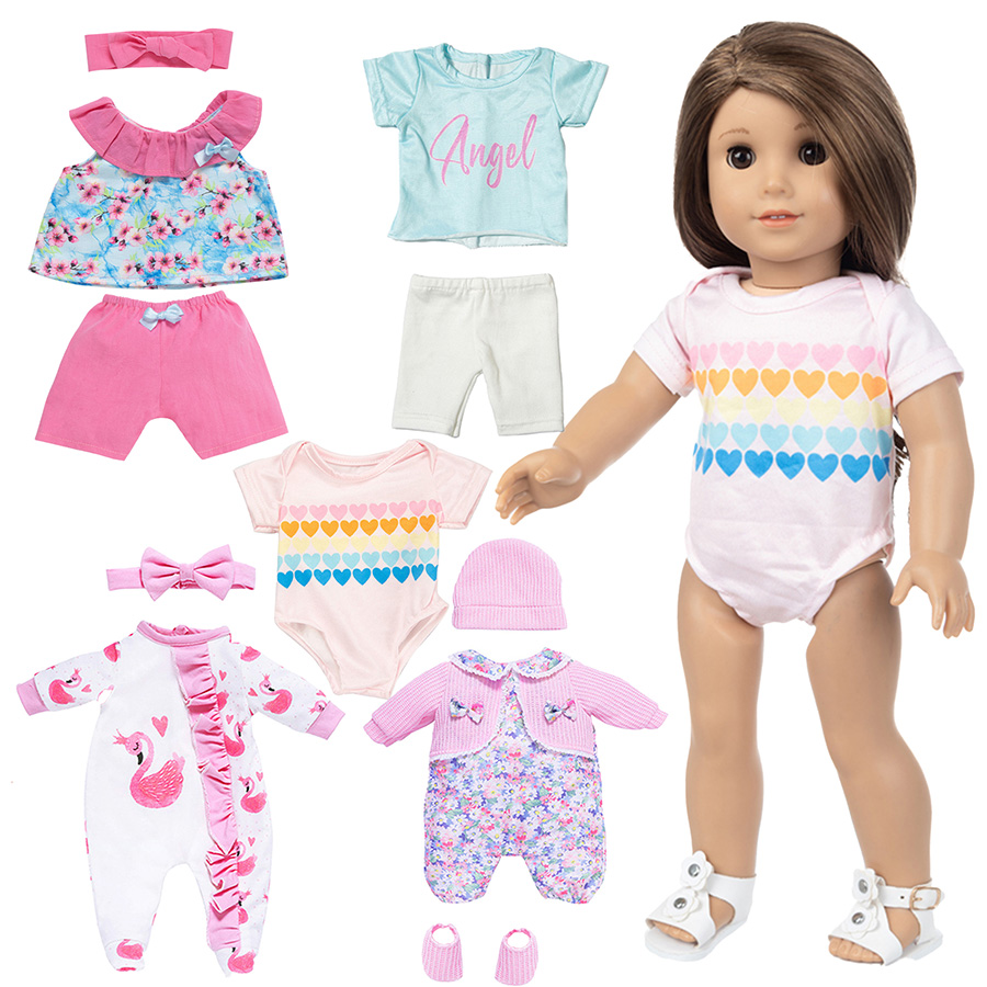 Puppenkleidung für 18-Zoll-Reb – Baby Clothing Accessories Bewertung und Preis