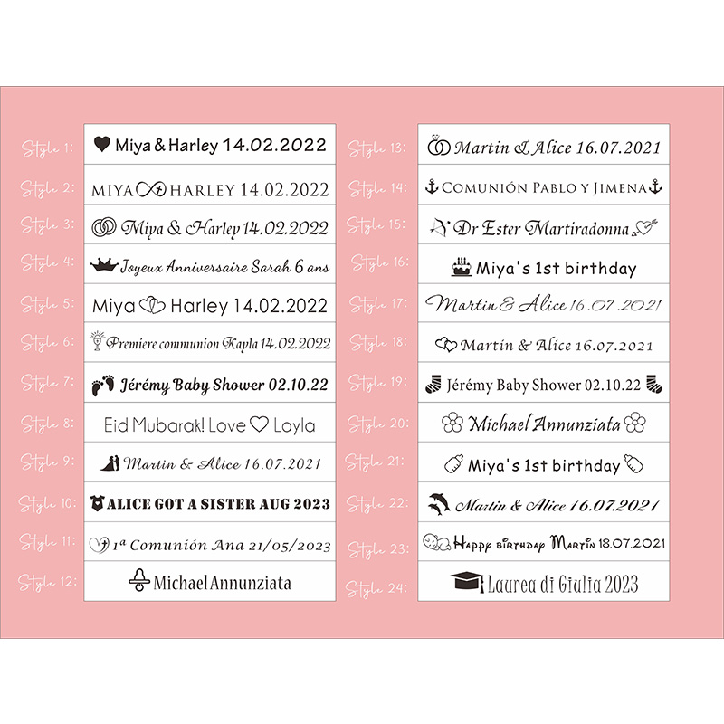 100 Stück personalisierte Bunt – Baby Zebra Clothing Bewertung und Preis